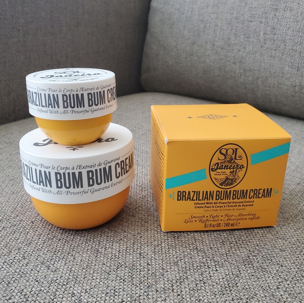 2 New Sol Brazilian Bum Bum Cream Full Travel